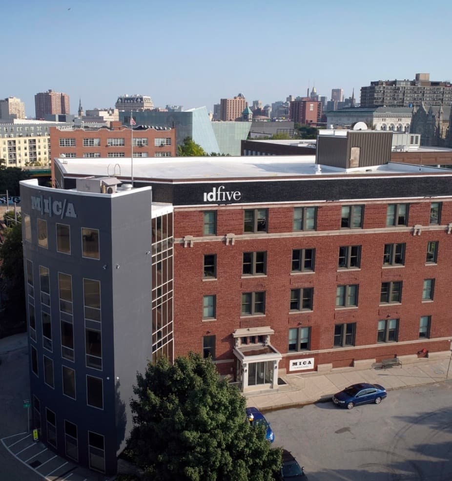 Sky view of ID five building